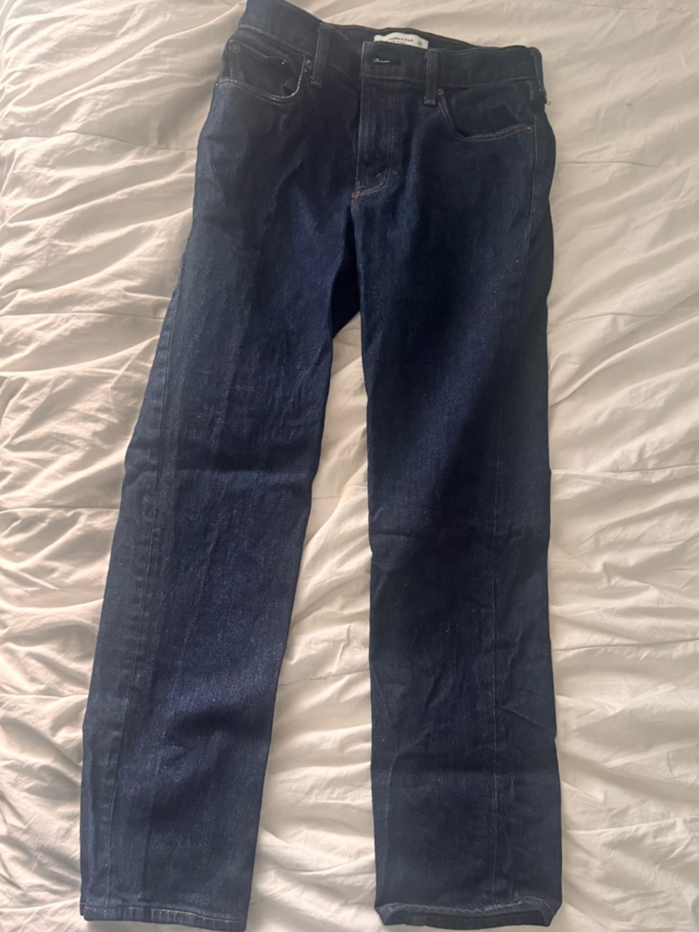 Abercrombie & Fitch Women's Mid Rise 90s Straight Jean